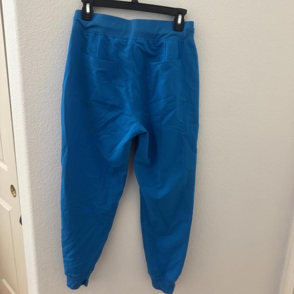 3/$15 Mandala Women's Electric Blue High Waisted Joggers - Picture 3 of 4